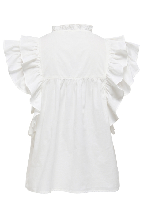 Only onlsunny life capsl frill top wvn n